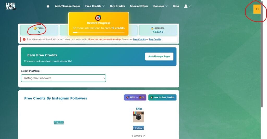 earn credit earn credit