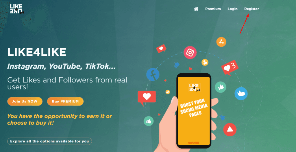 like4like register like4like register